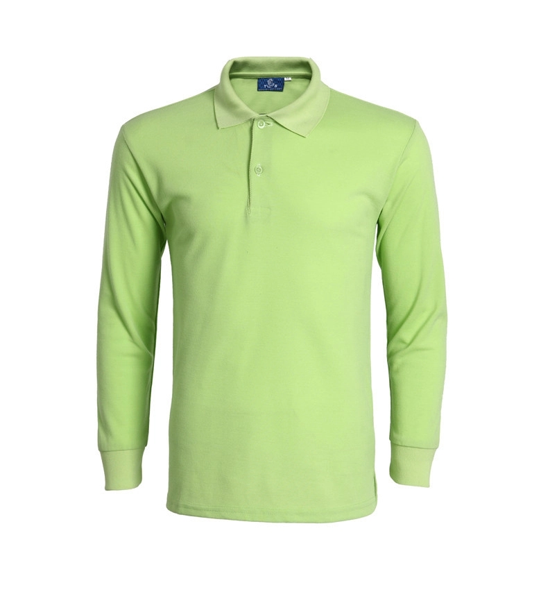 Cotton Long Sleeve Polo 8