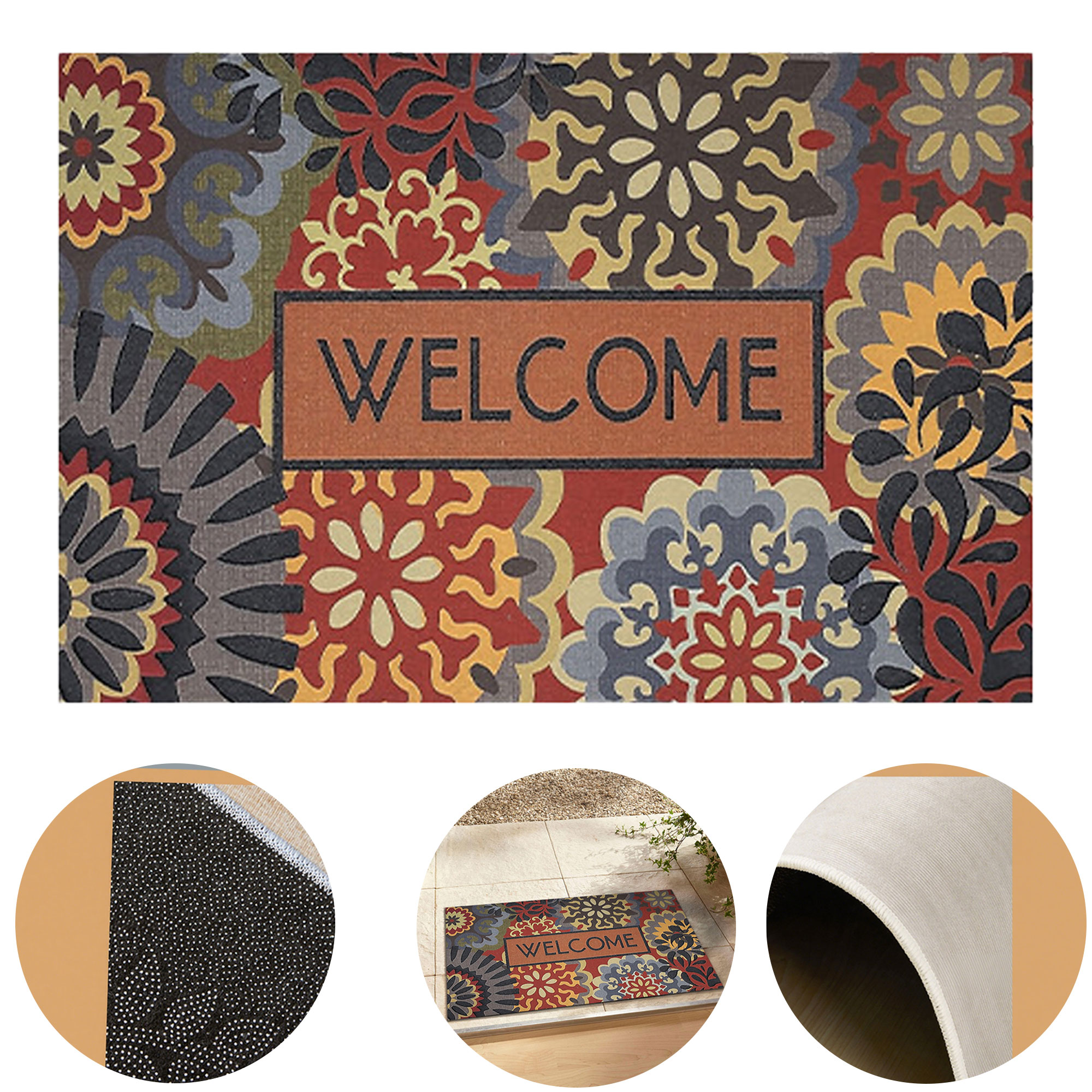 Non-Slip Washable  Entrance Mat 6