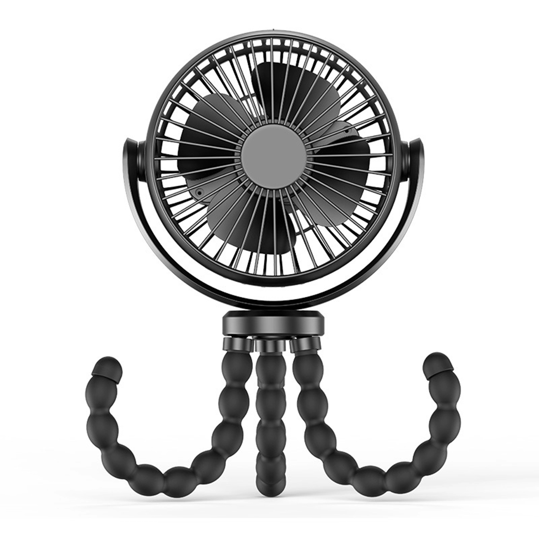 5200mAh 360 Degree Rotation Tripod Clip Octopus Fan 2