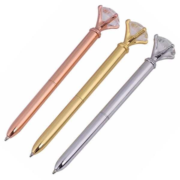 Big Crystal Diamond Metal Ballpoint Pen 12