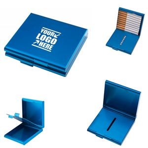 Brushed Aluminum Panel Cigarette Case 22