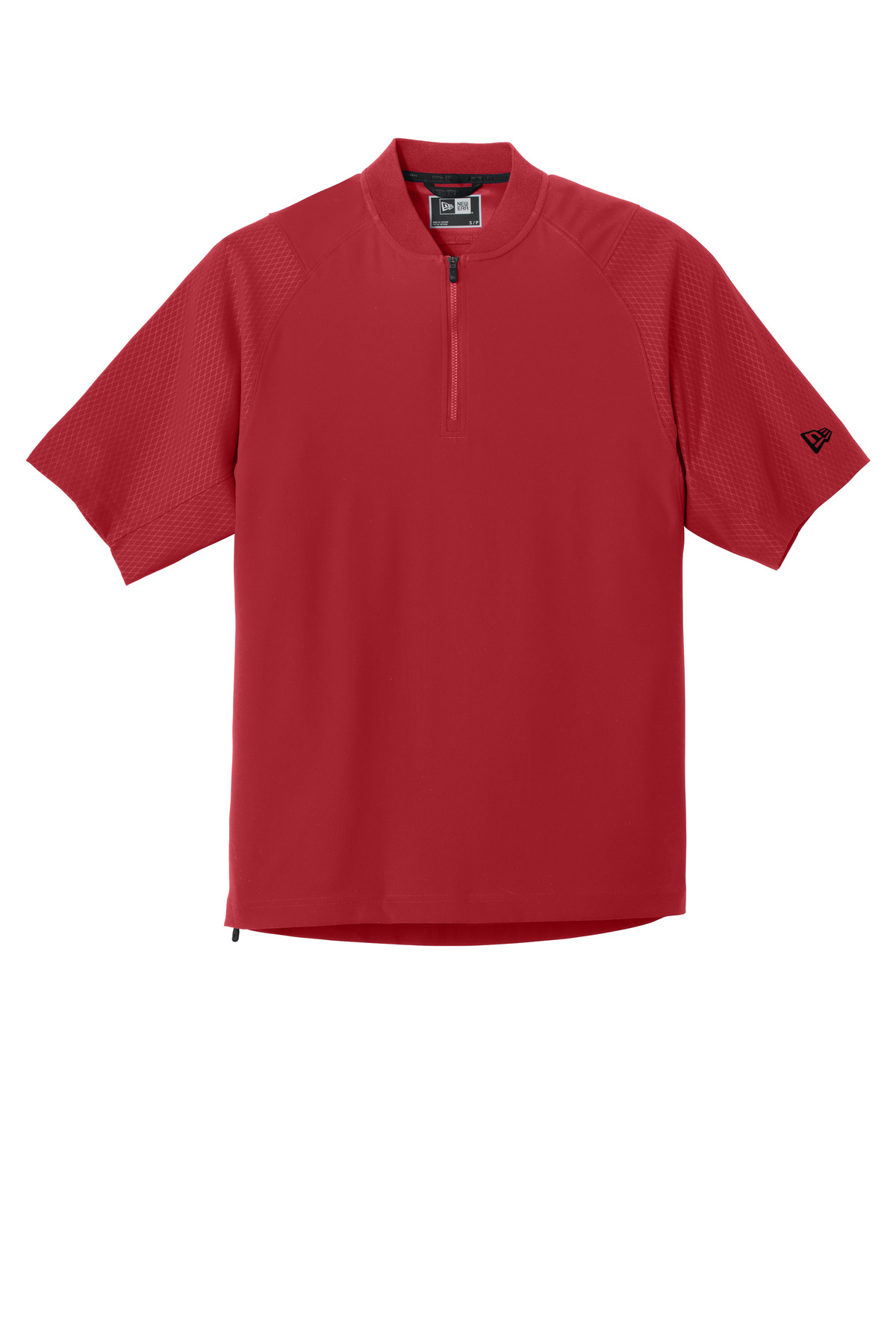 New Era Cage Short Sleeve 1/4-Zip Jacket. NEA600 10