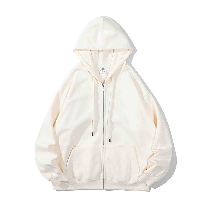 Adult Cotton/Polyester Zipped Fleece Hoodie 10