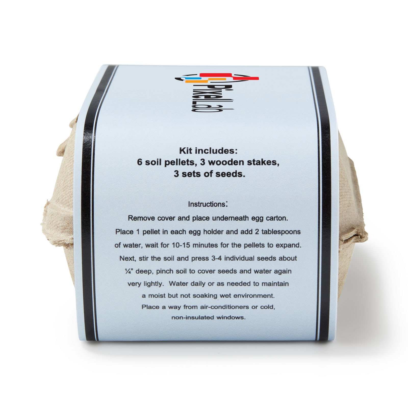 Grow Your Own Cocktail Herb Garden Kit w/Seeds 5
