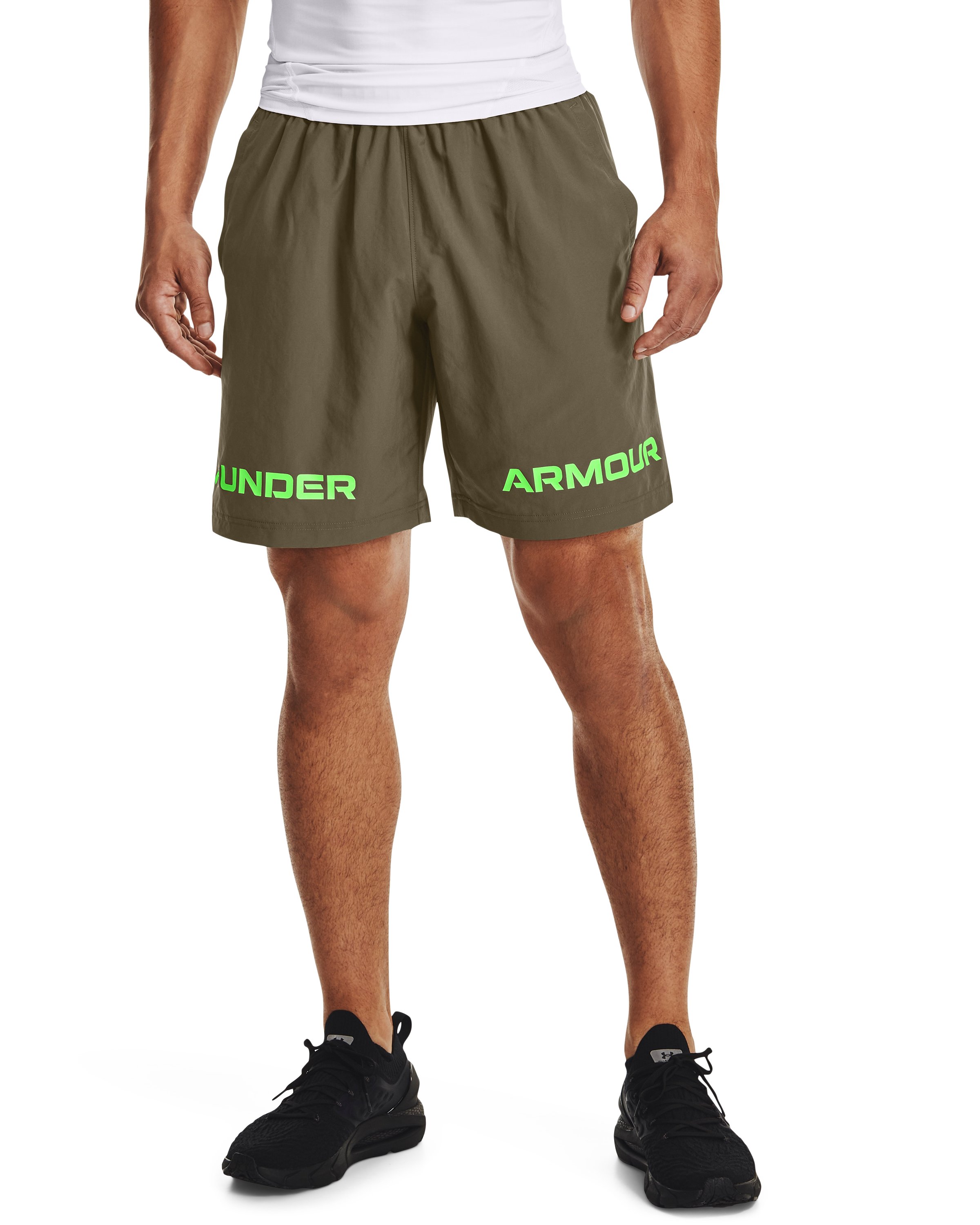 UA Woven Graphic Wordmark Men's 8 Shorts 14