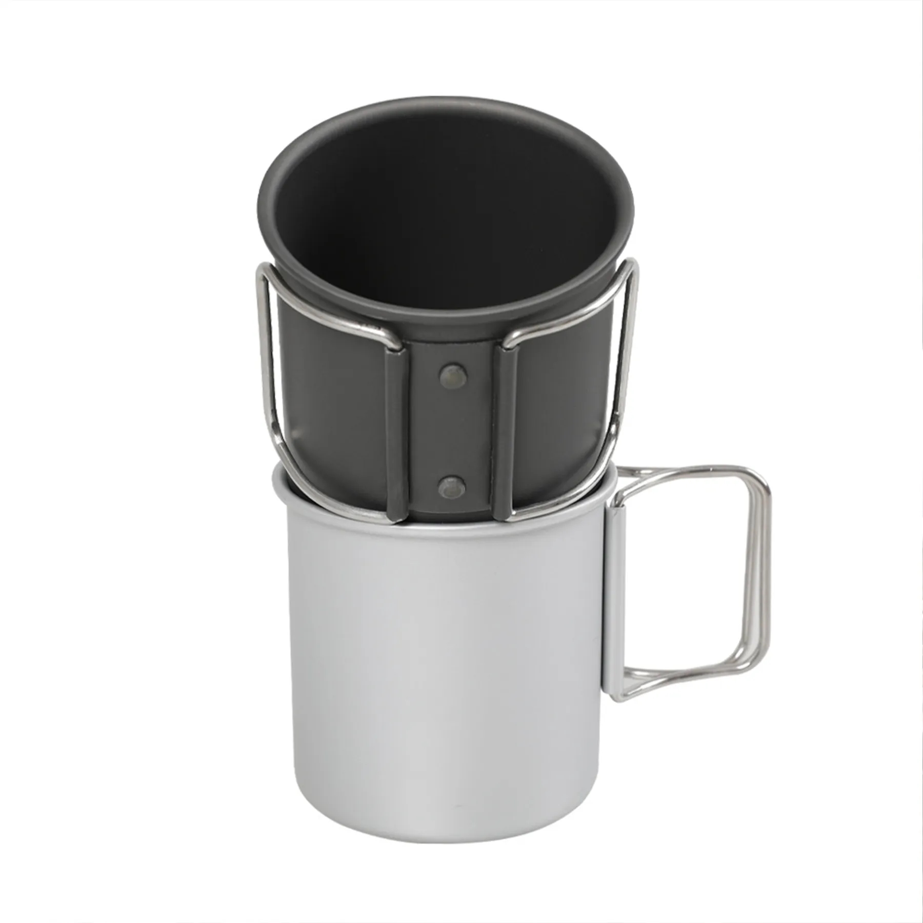 Alloy Outdoor Camping Folding Water Cup 2
