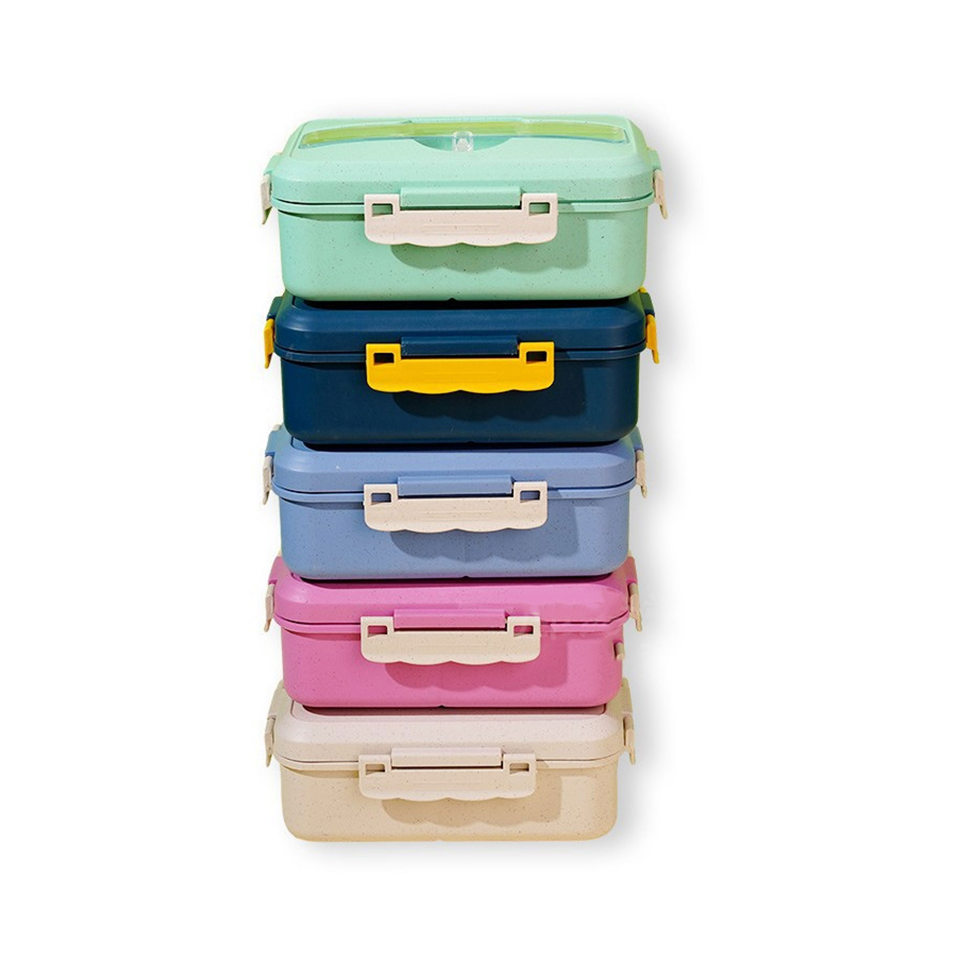 Three Compartment Cutlery Lunch Box 5