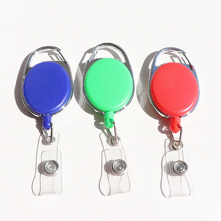 Retractable Carabiner Style Badge Reels 3