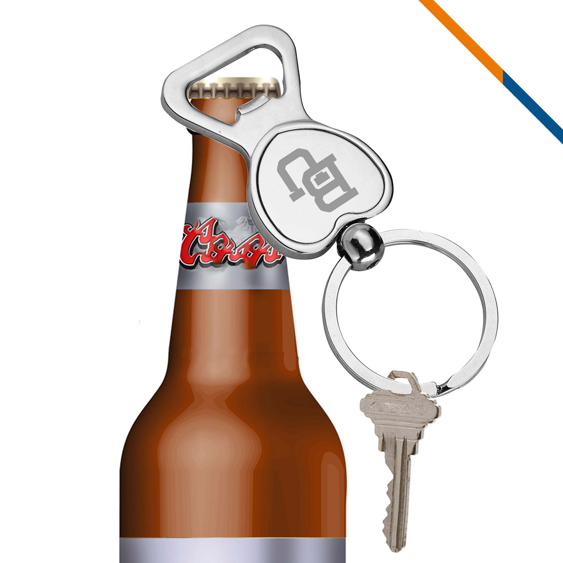 Heart Bottle Opener Keychain 5