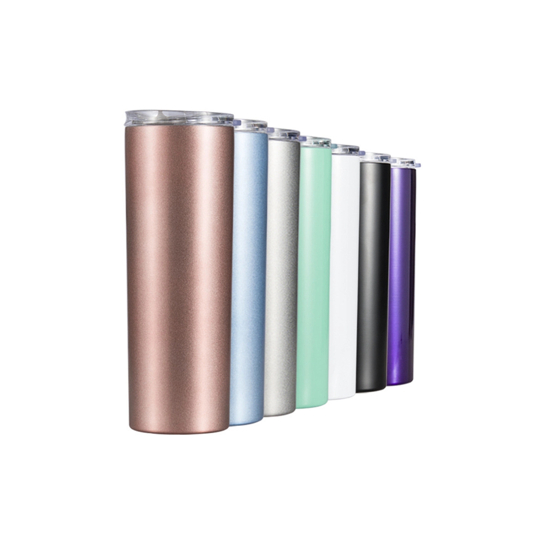 20 Oz. Skinny Straight Wine Tumbler With Lid 4