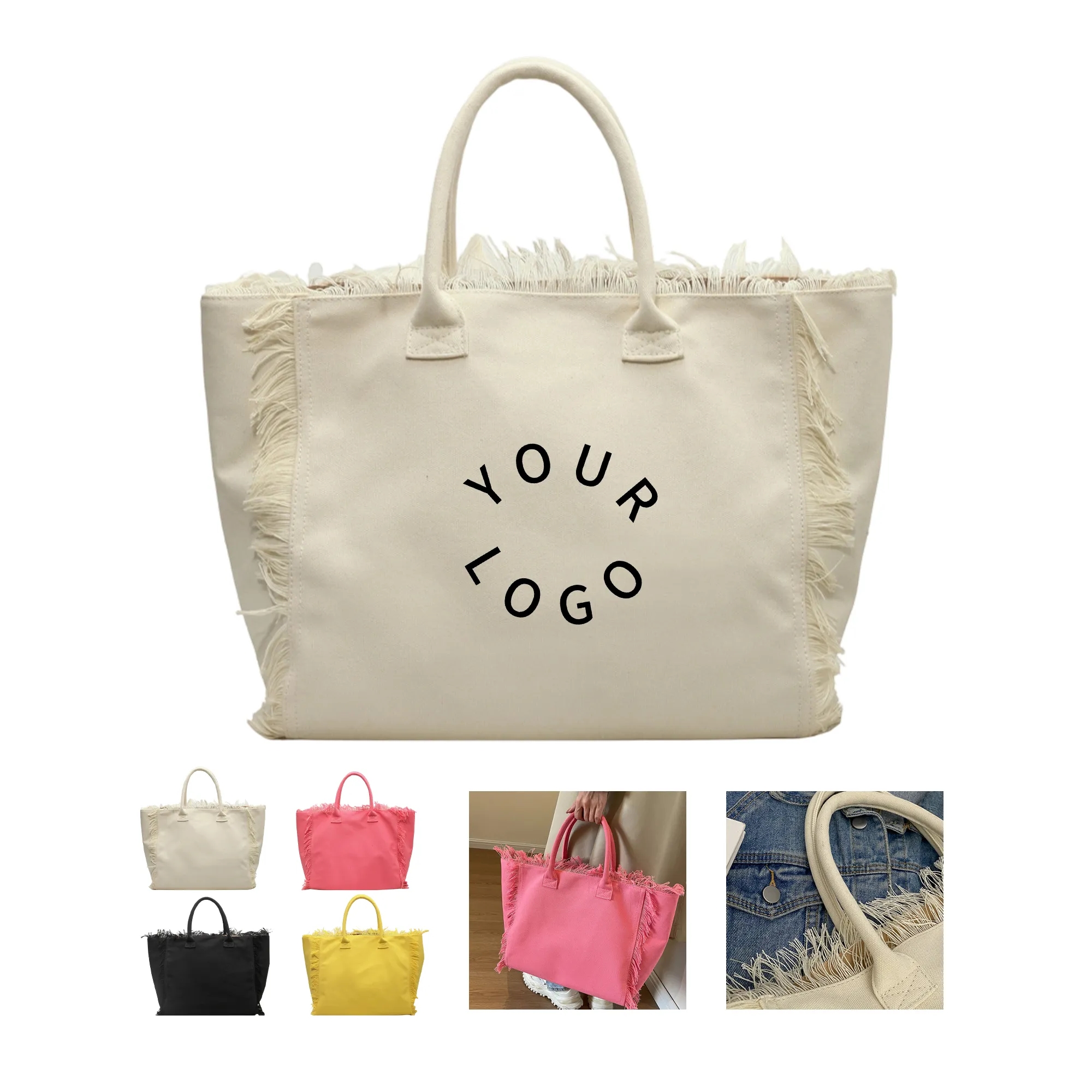 Polyester Fringe Tote 2