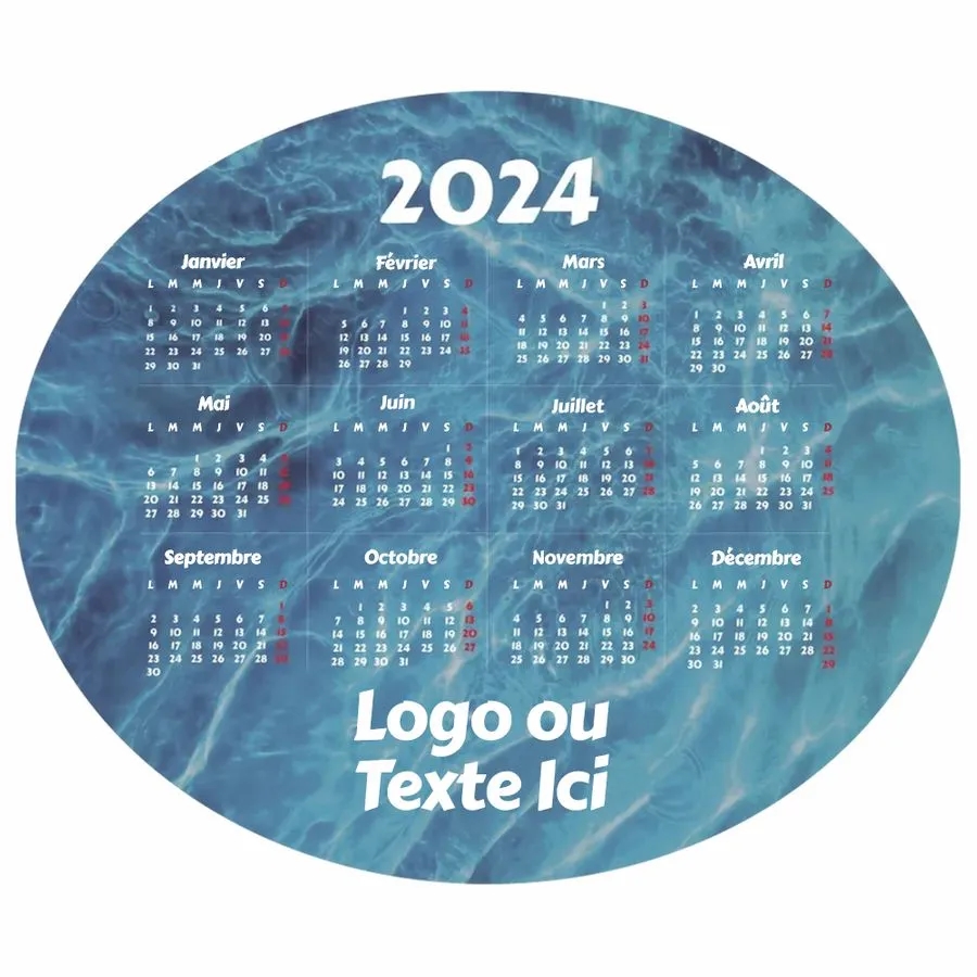 Nautical Calendar Mouse Pad 6