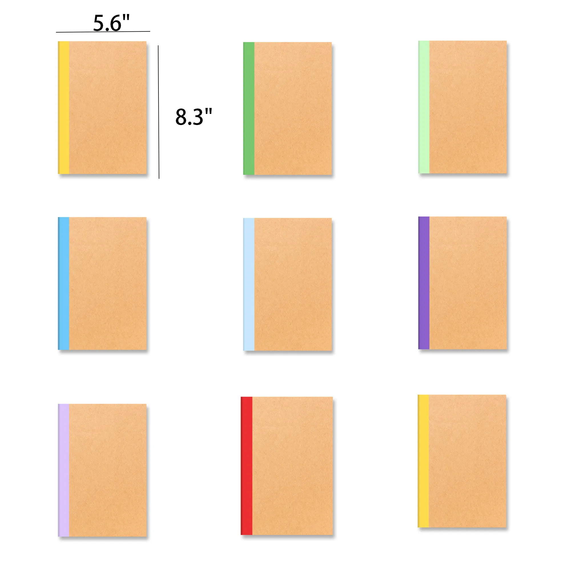 A5 Rainbow Kraft Notebook Journal 2