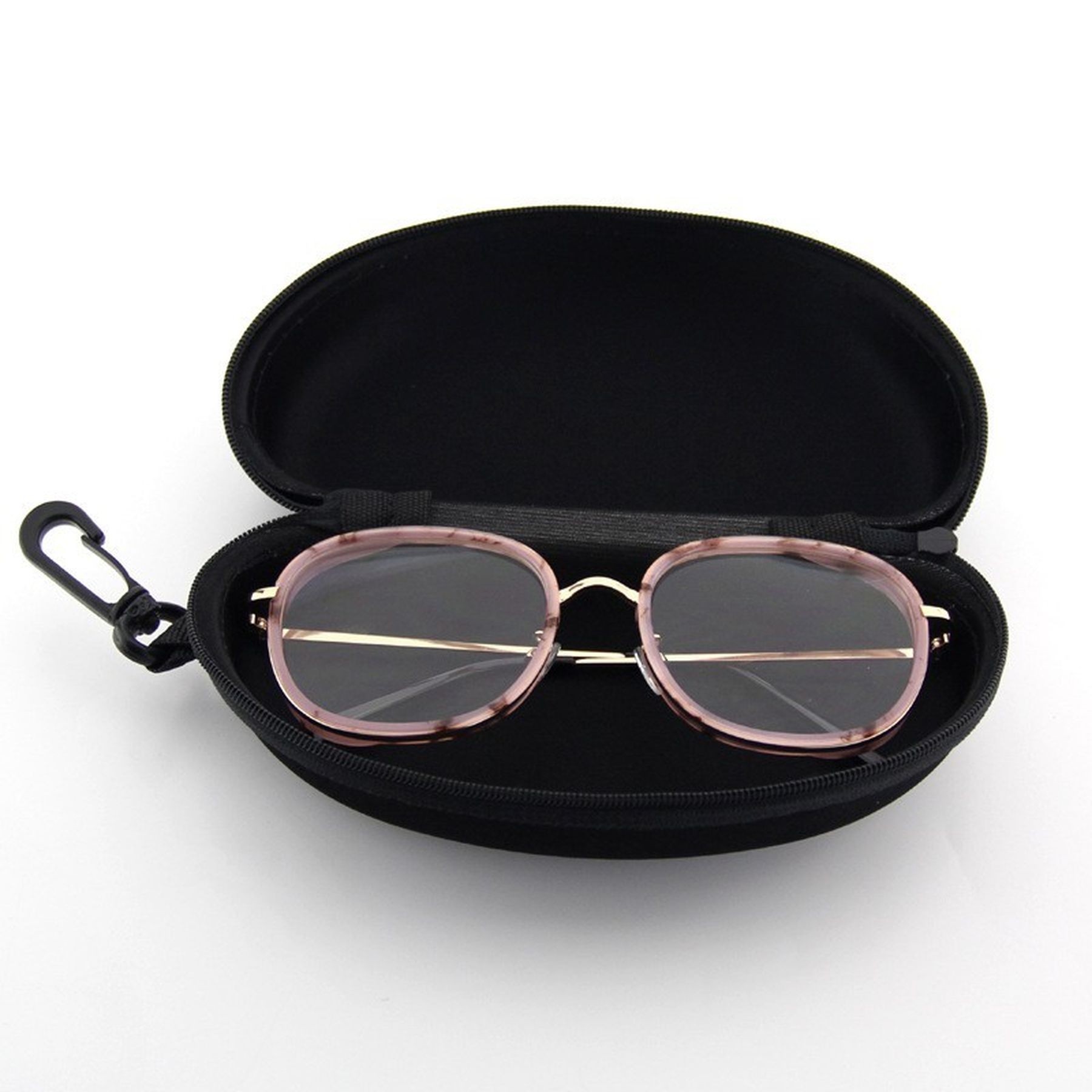 Portable Zipper Sunglasses Hard Case Eyes Glasses Box Bag 13