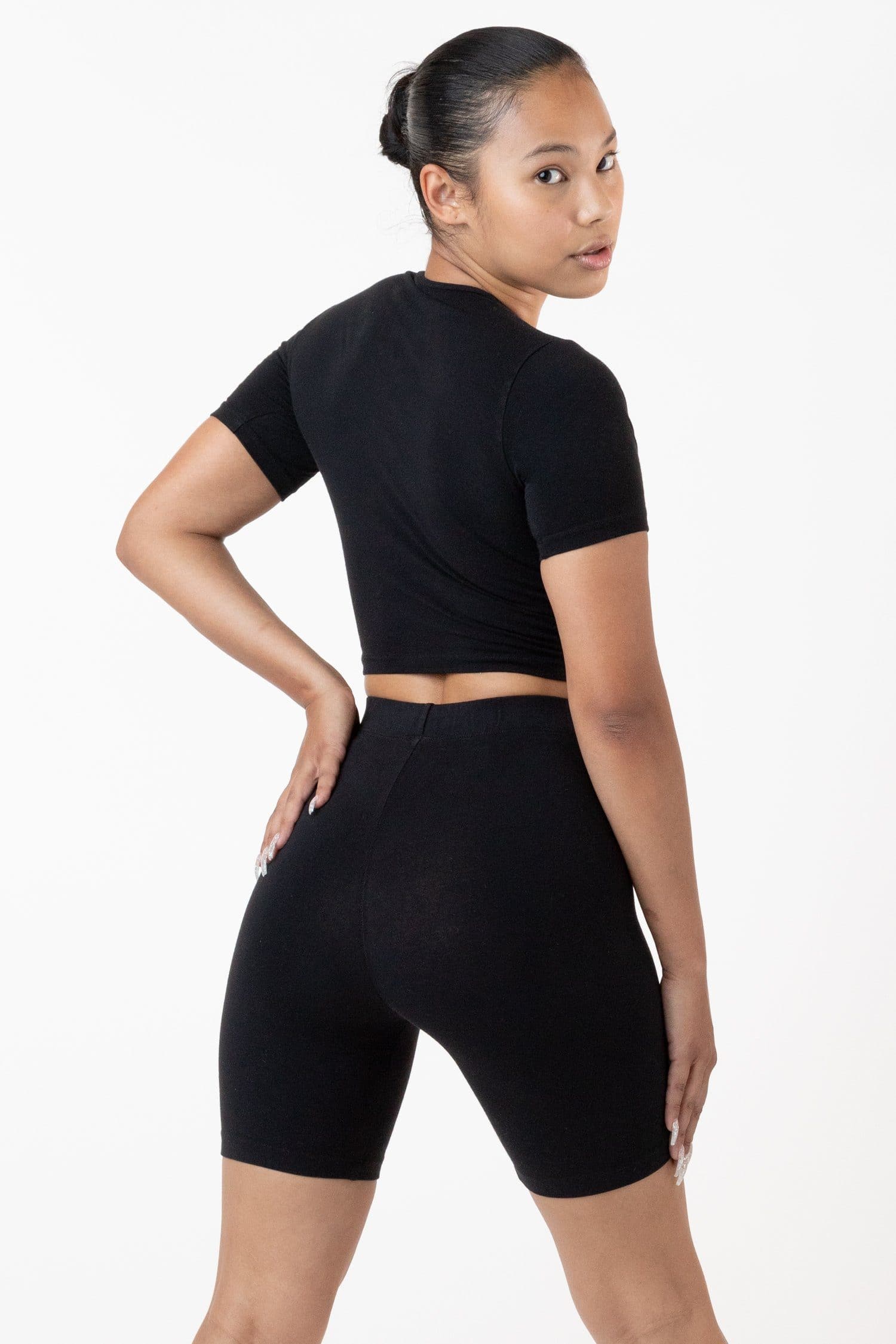 GARMENT DYE BIKE SHORTS 3