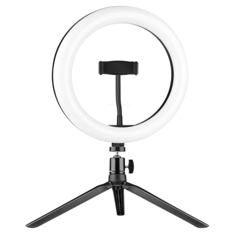 10" Selfie Ring Light with Tripod Stand & Phone Holder for Live Streaming, Video & Photos 5
