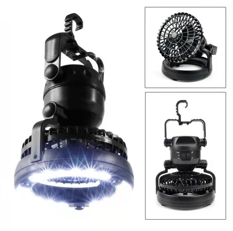 2 In 1 LED Light Camping Fan 2