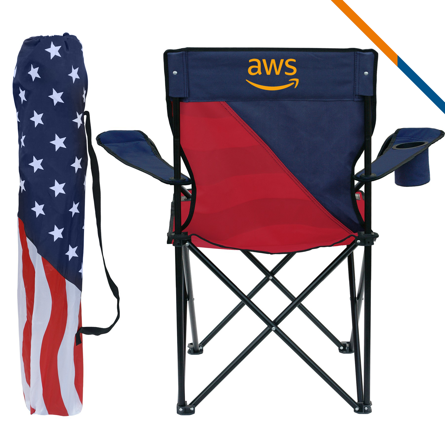 Nacia Patriotic Foldable Chair 3