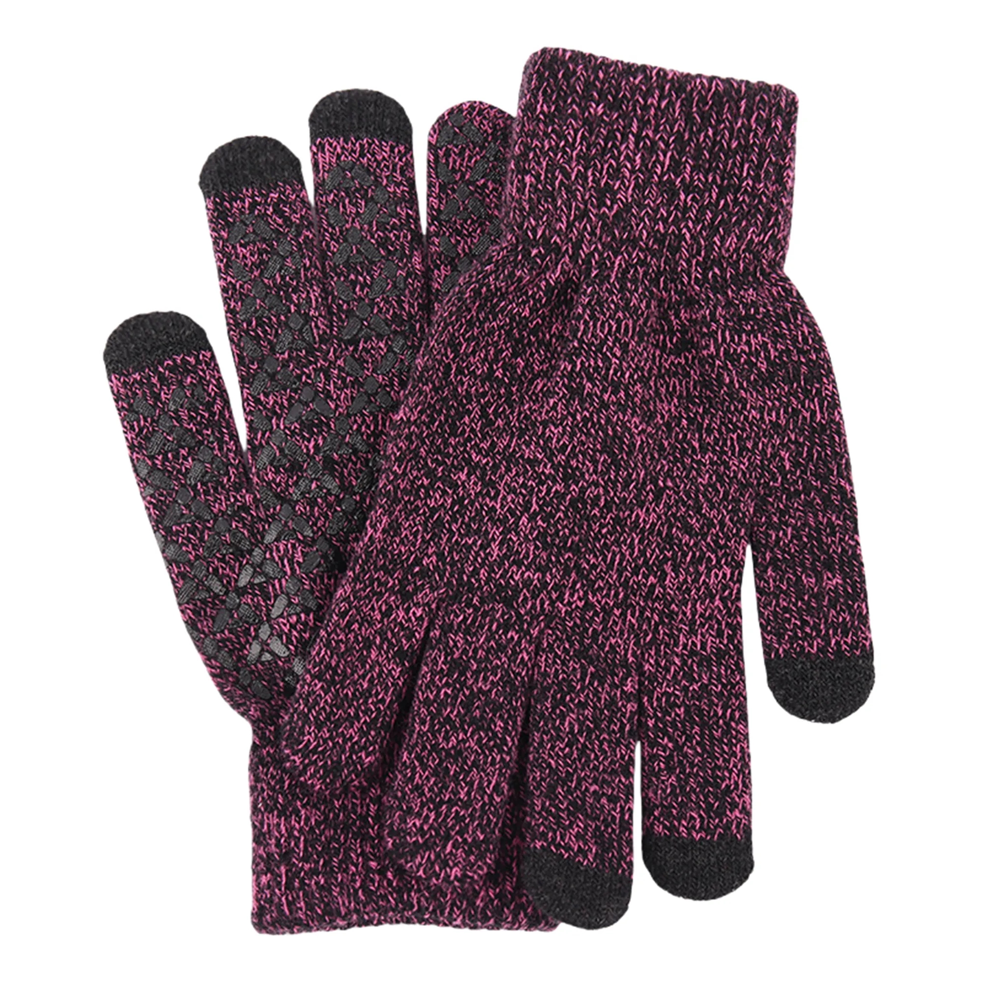 Upgraded Touch Screen Thick Winter Warm Knit Gloves 7