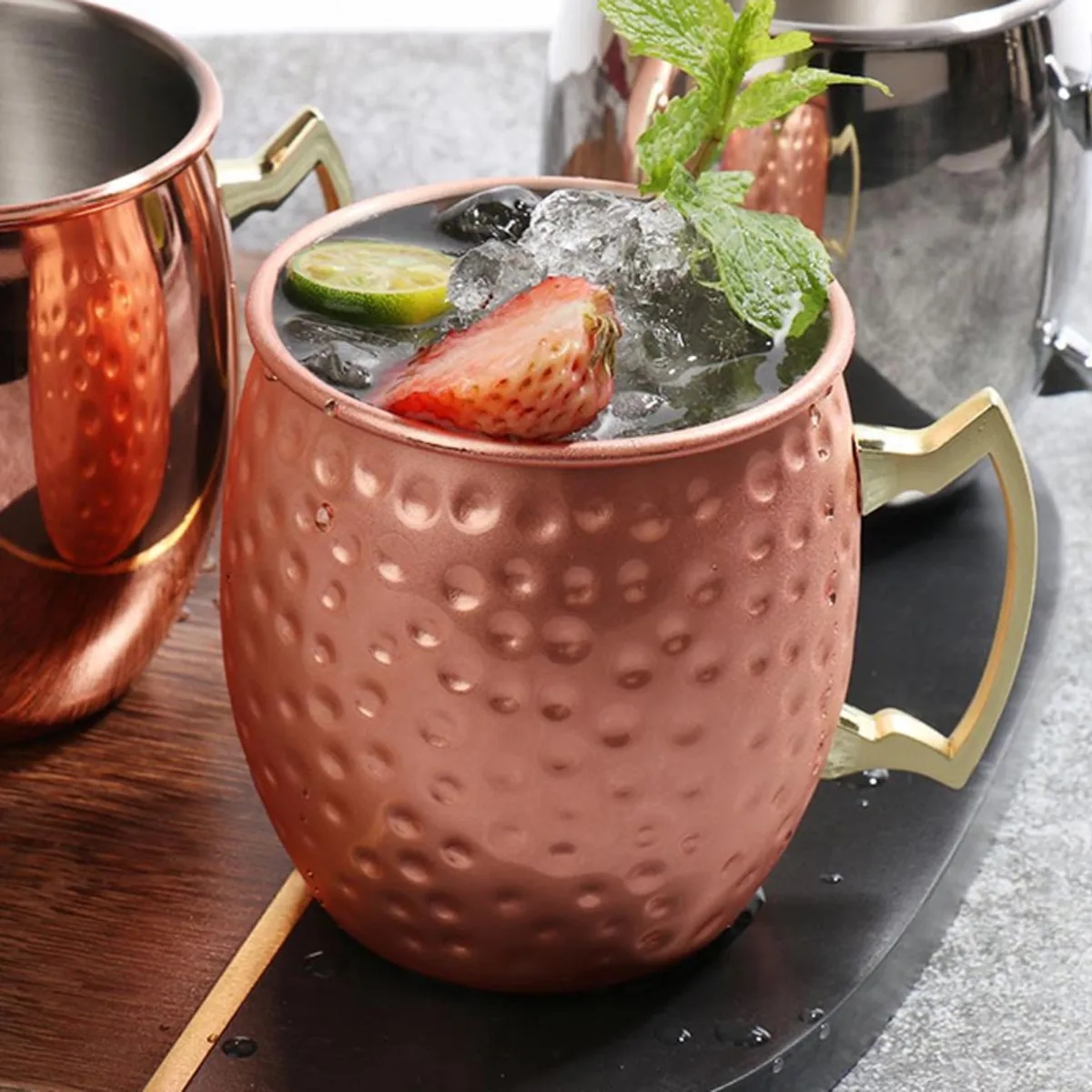 17 Oz. Copper Moscow Mule Mug For Beverages 4