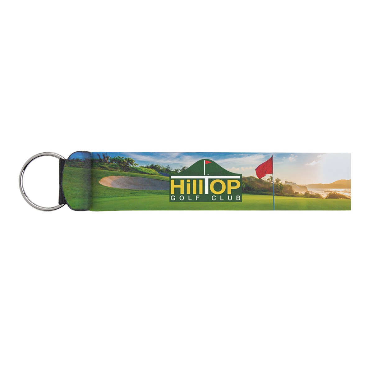 Neoprene Wristband With Key Ring 2