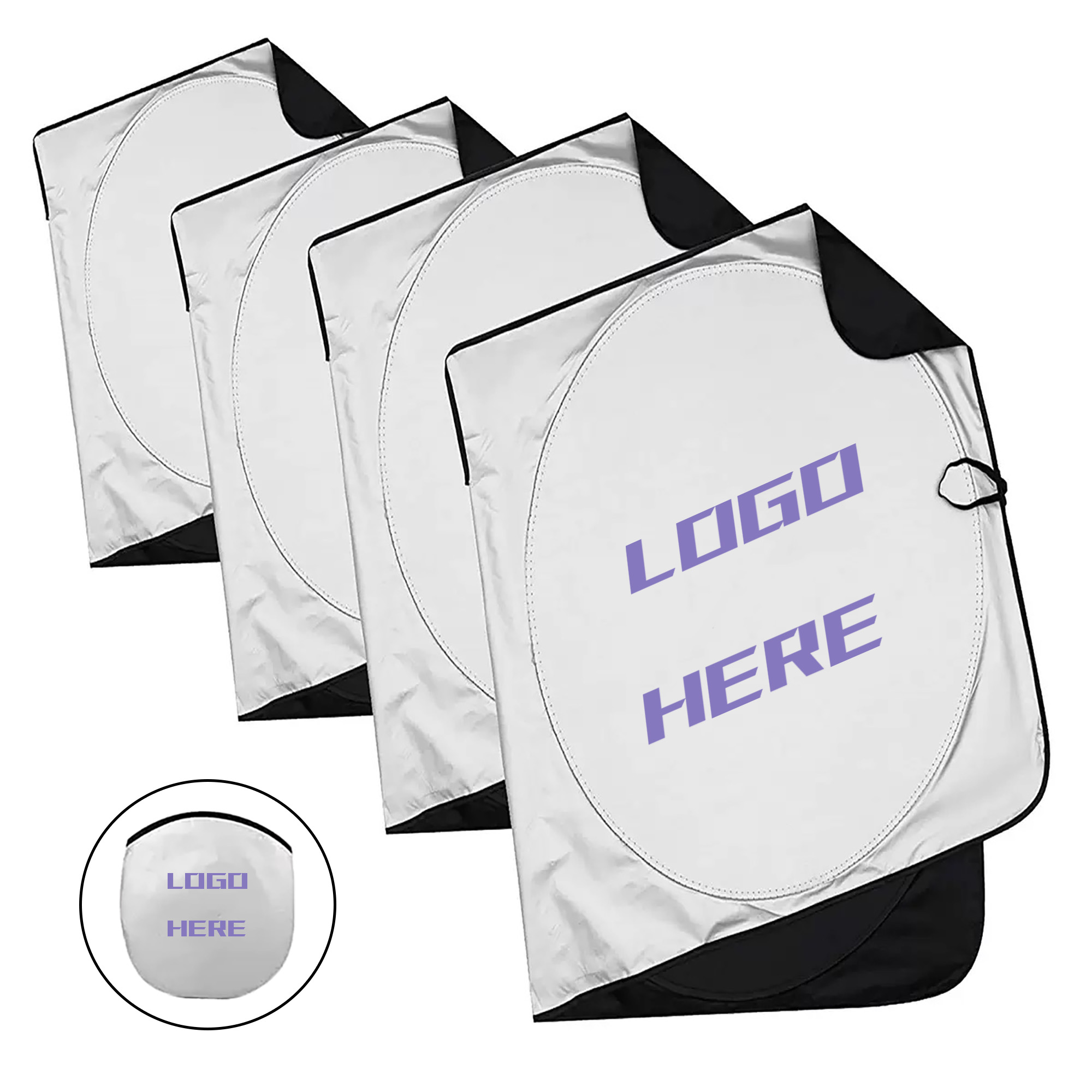 Folding Car Window Sun Shade 2