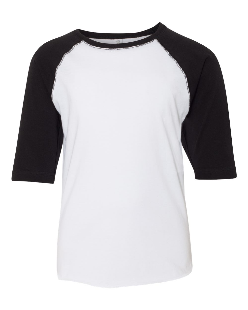 Youth Baseball Fine Jersey Three-Quarter Sleeve Tee - 6130 60