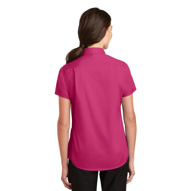 Port Authority Ladies Short Sleeve SuperPro Twill Shirt. 46
