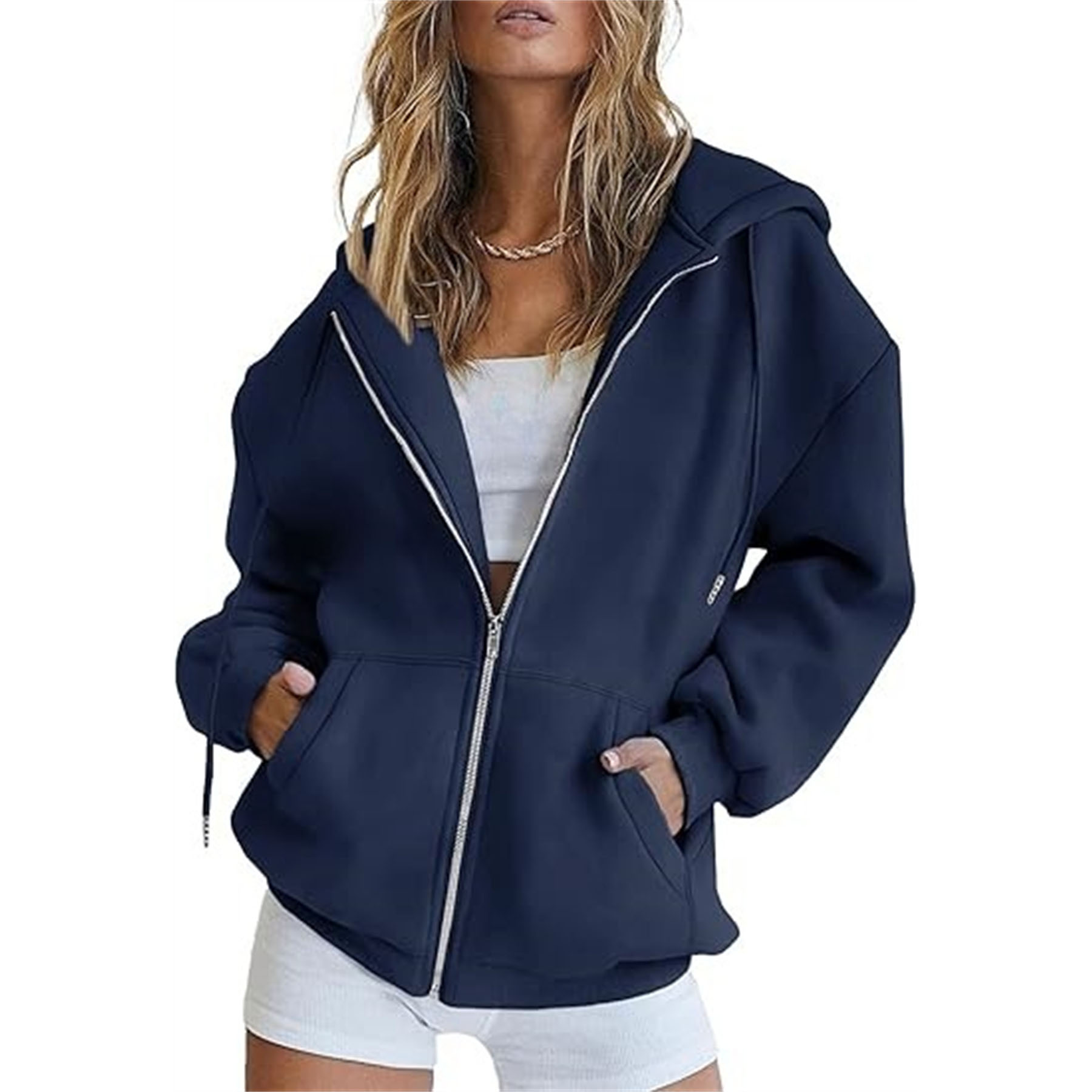 Women's Hoodies Casual Long Sleeve Track Jacket 23