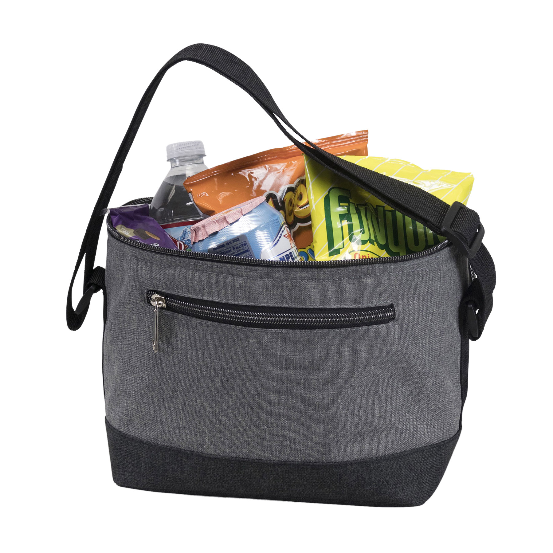 300D polyester 6-Pack Heathered Cooler 4