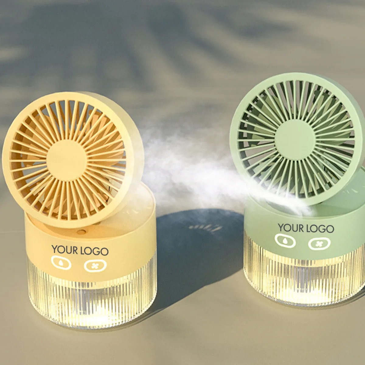 Desktop Mini Humidifier Usb Rechargeable Fan 3