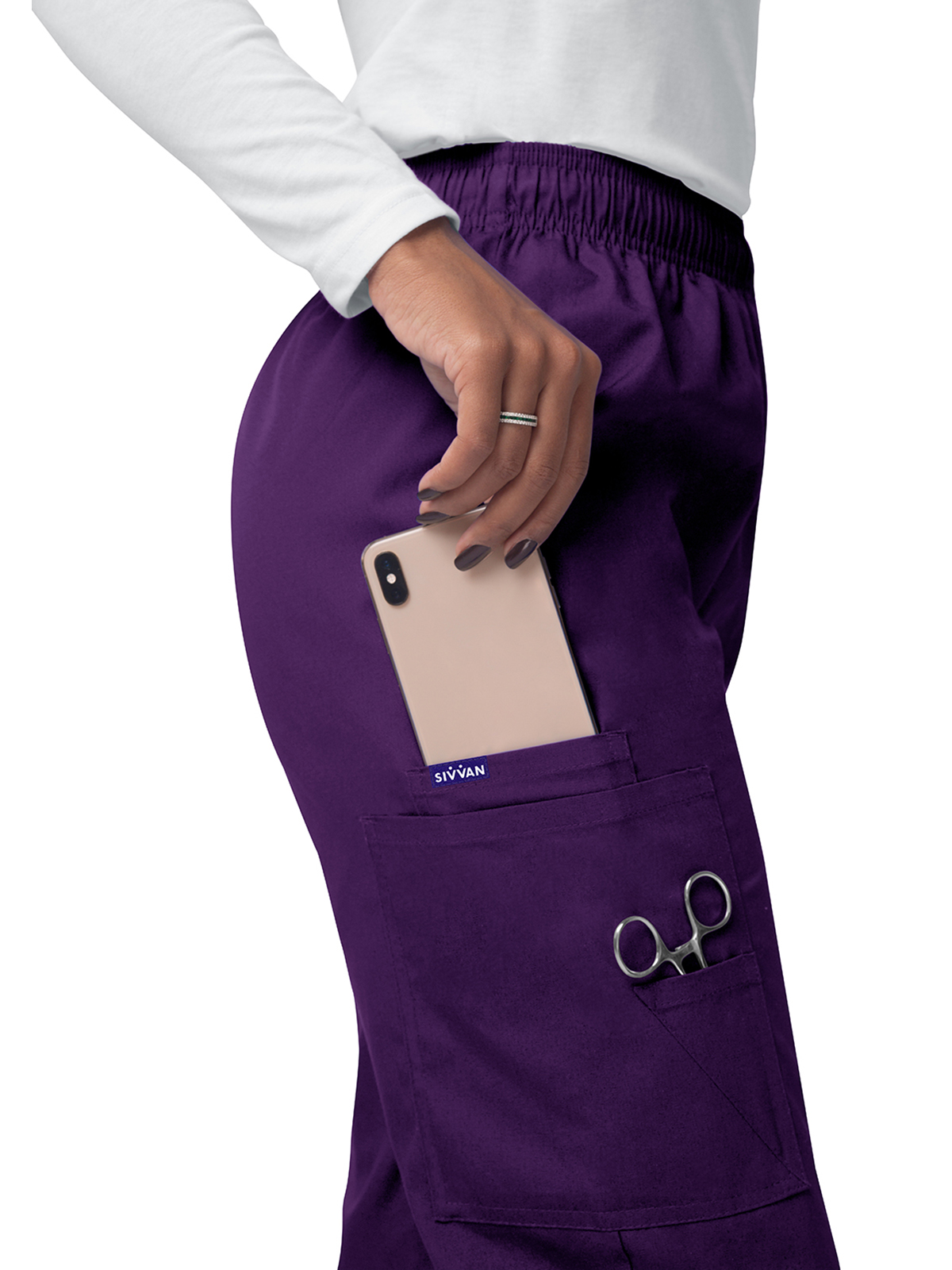Adar - Sivvan - Women's Elastic Drawstring Cargo Pant 7