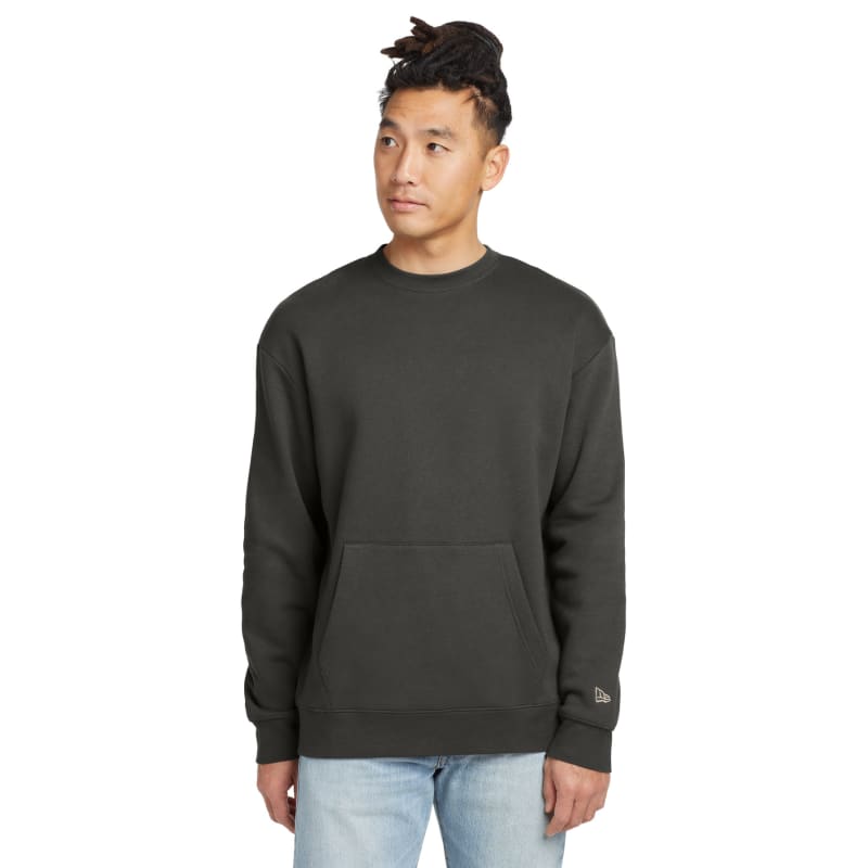 New Era Heritage Fleece Pocket Crew, custom hoodie or sweatshirt with logo imprint 7