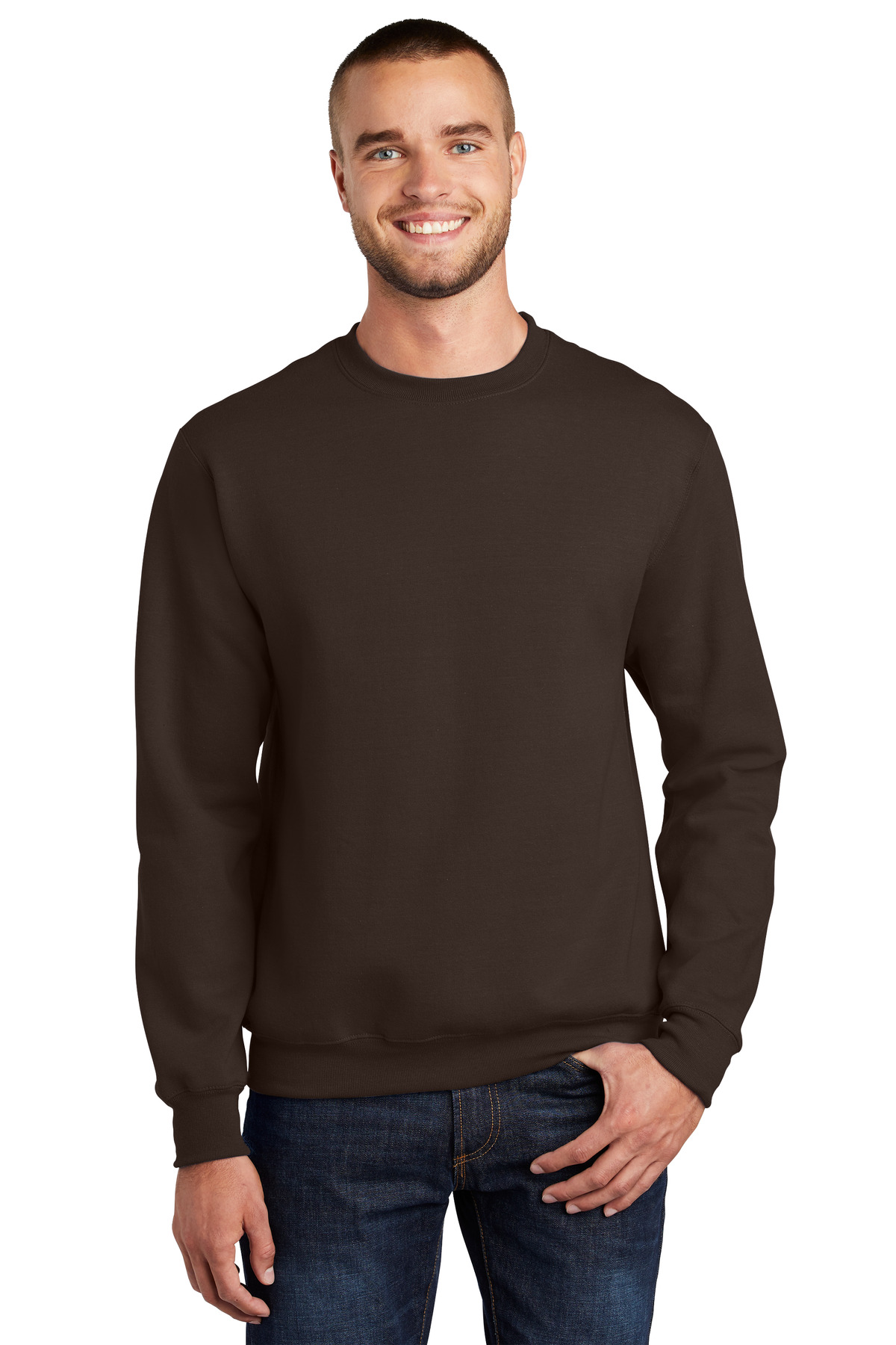 Port & Co Essential Fleece Crewneck Sweatshirt. PC90 55