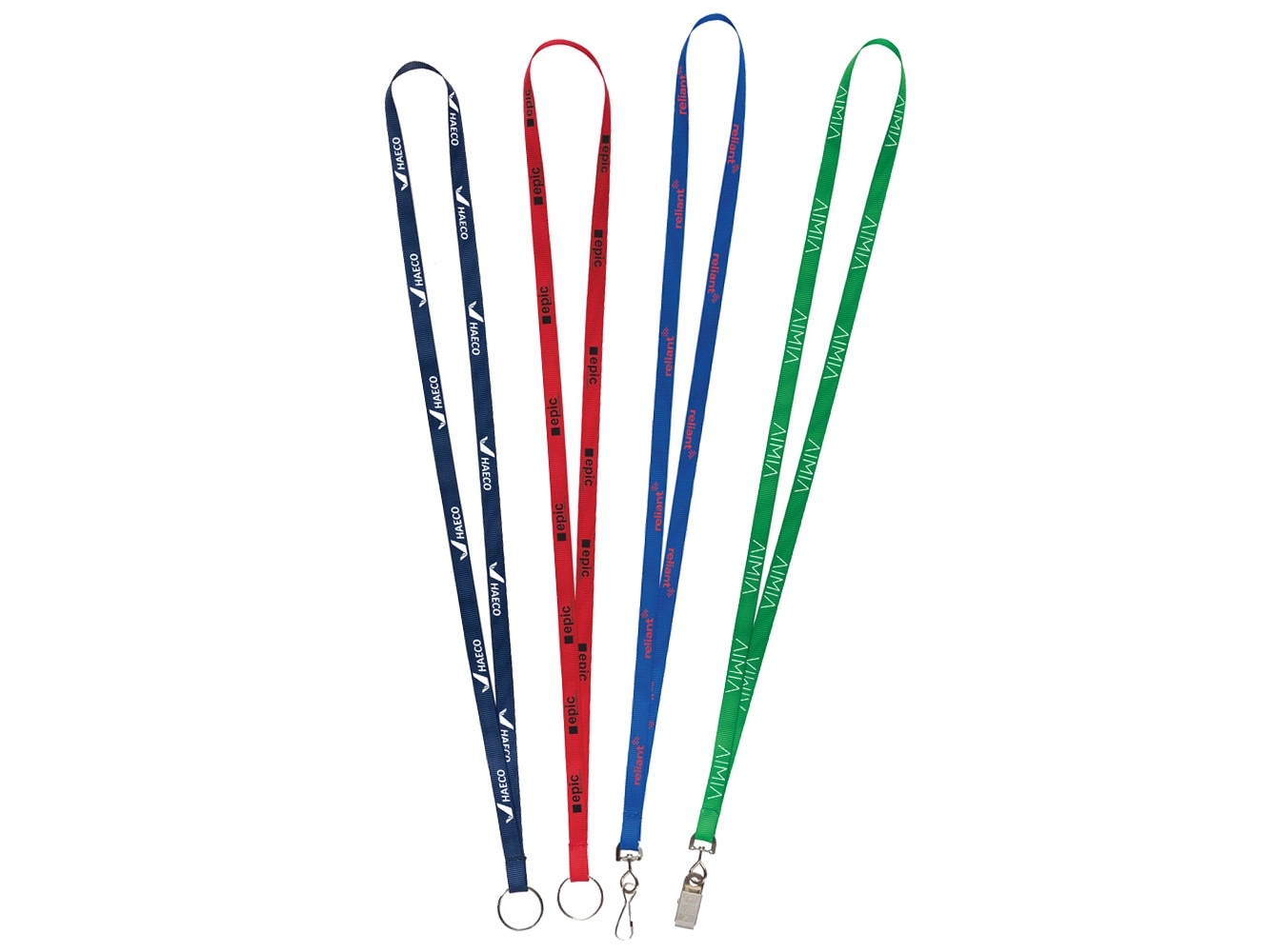 5/8" Econoweave Silk Screen Lanyard 1