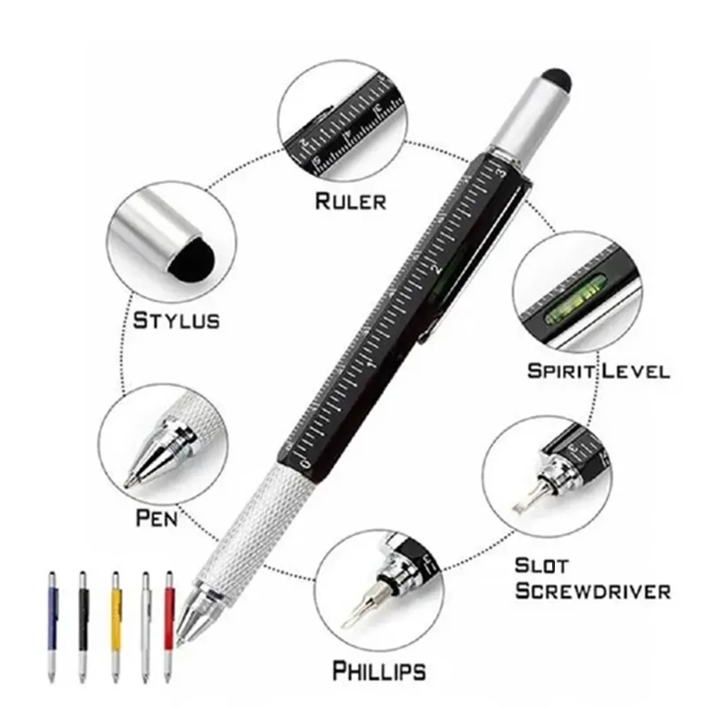Promotional 6 In 1 Tech Tool Screwdriver Pen 3