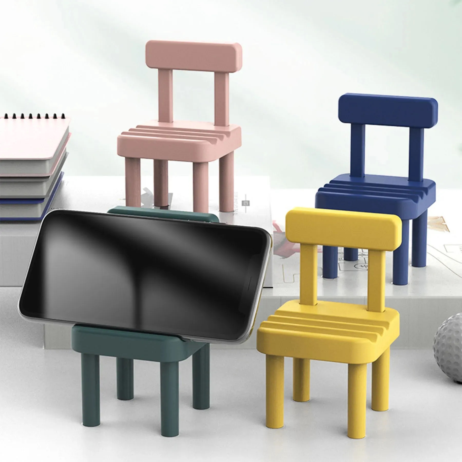 Cute chair phone stand 3