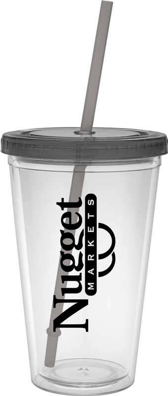 16 oz. Classic Carnival Cup - Color Lid and Straw 28