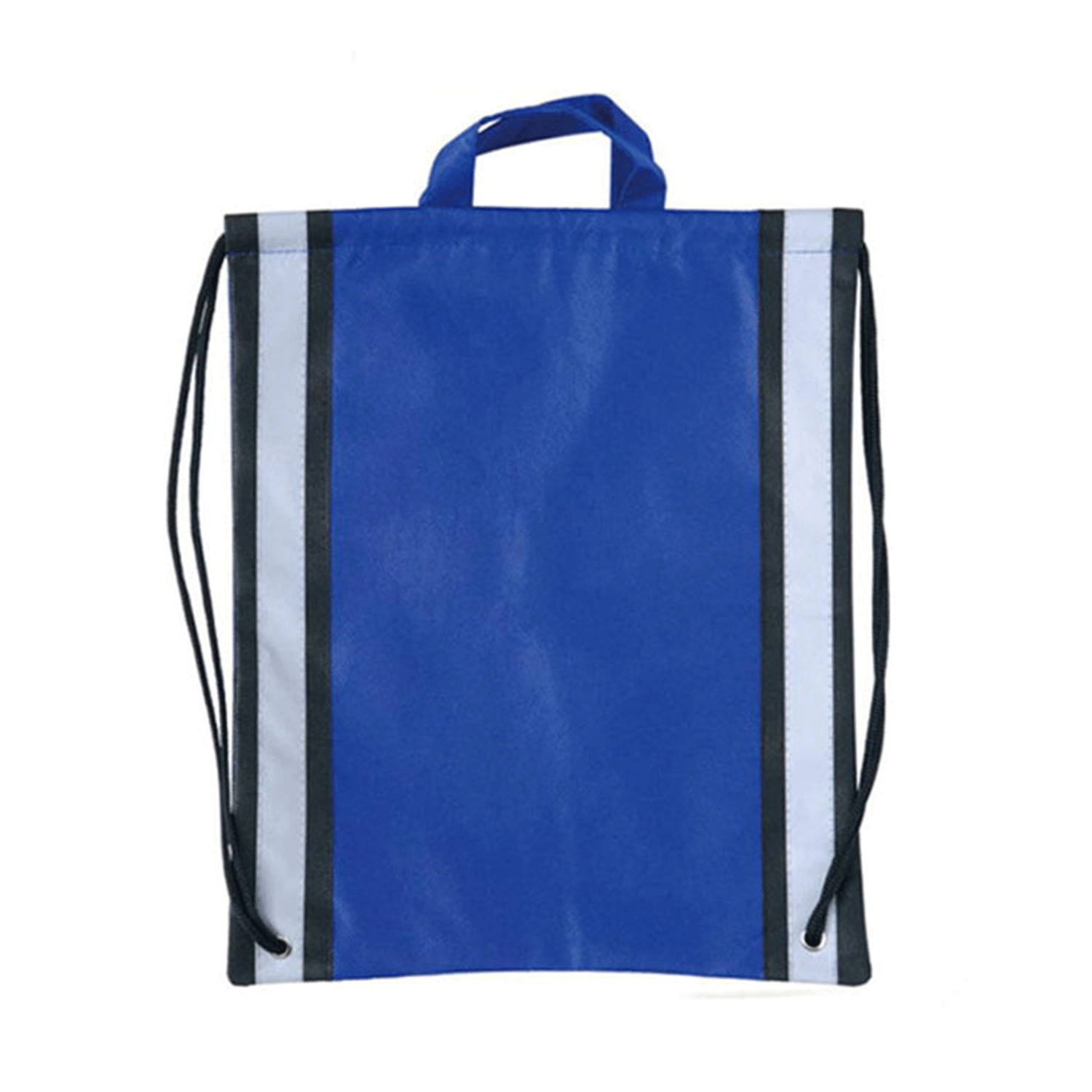 Reflective Custom polyester gym sport Drawstring Backpack 9