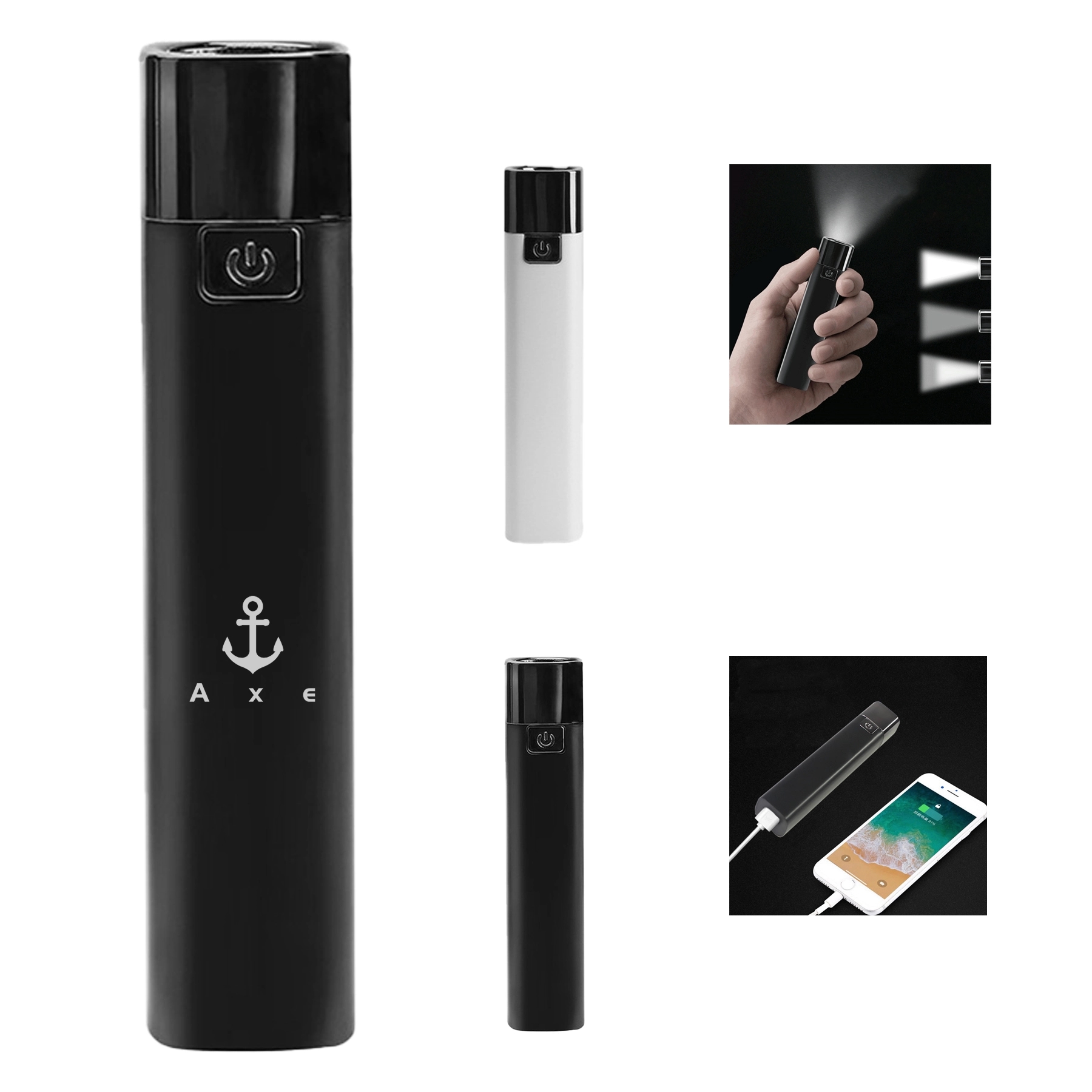 Portable Power Bank Flashlight 2