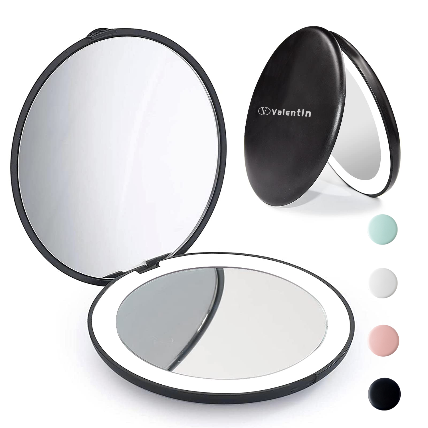 10X Magnification Compact Mirror With Light 1