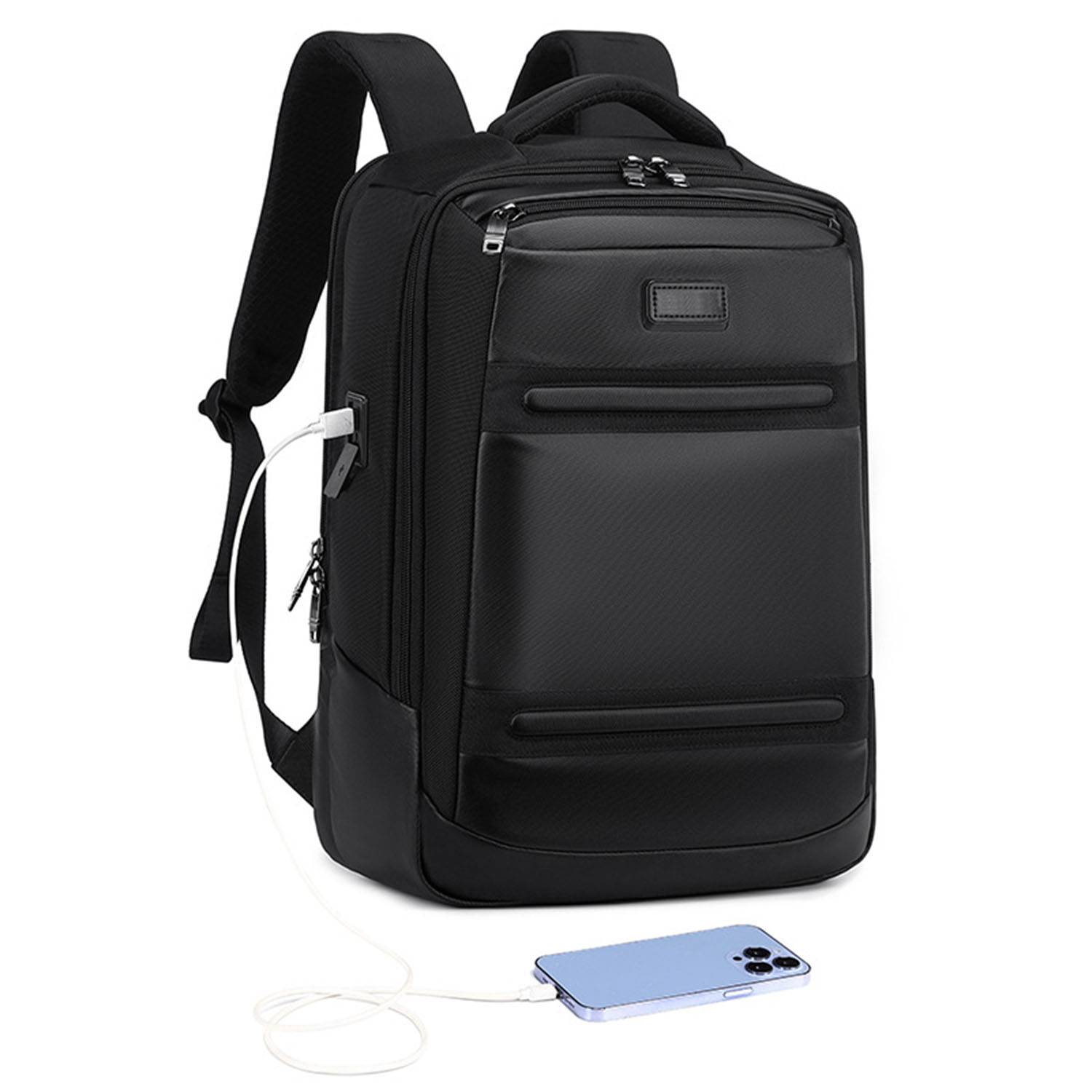 Oxford Outdoor Travel School Backpack with Usb Charging Port 4