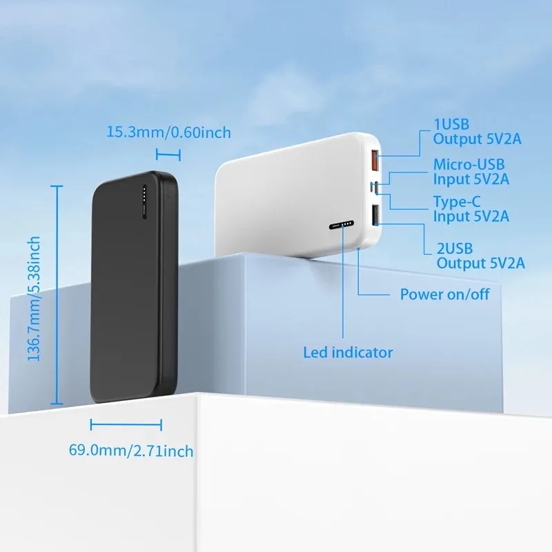 Fast Charge 10000mah Power bank for Smart Mobile 5