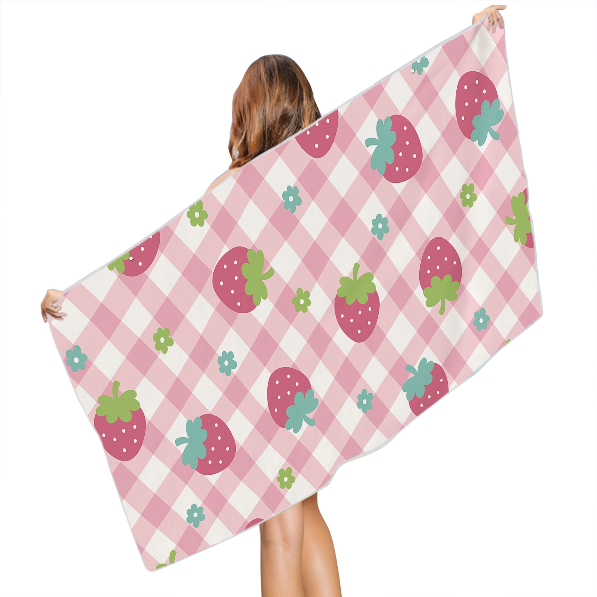 MOQ 50pcs Cute Tropical Fruit  Microfiber Beach Towel 14