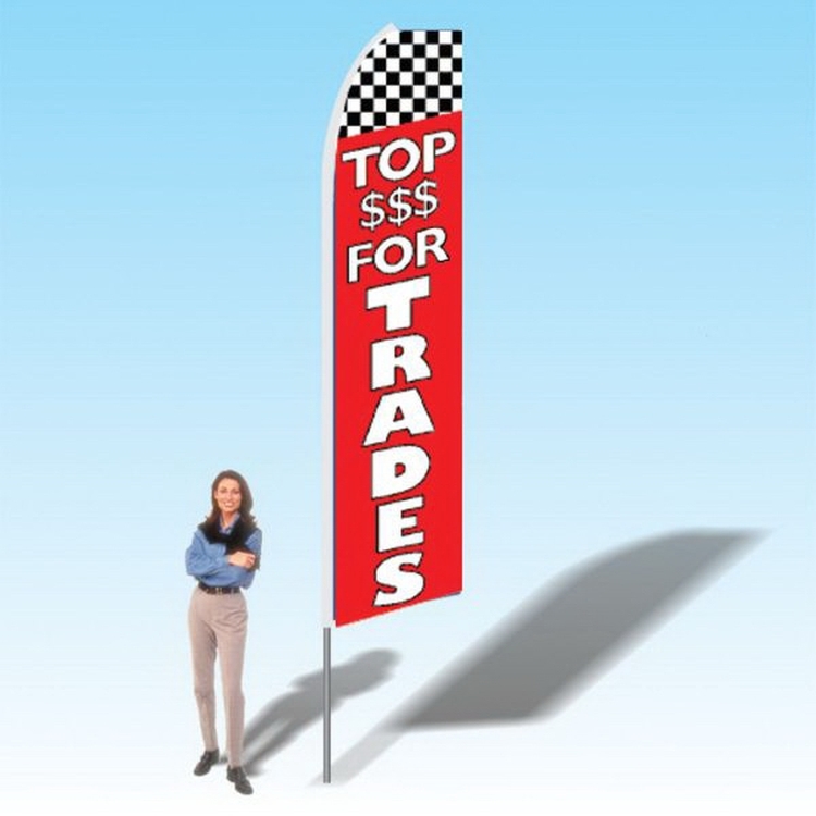 15FT Top Dollar For Trades Advertising Banner Flag 2