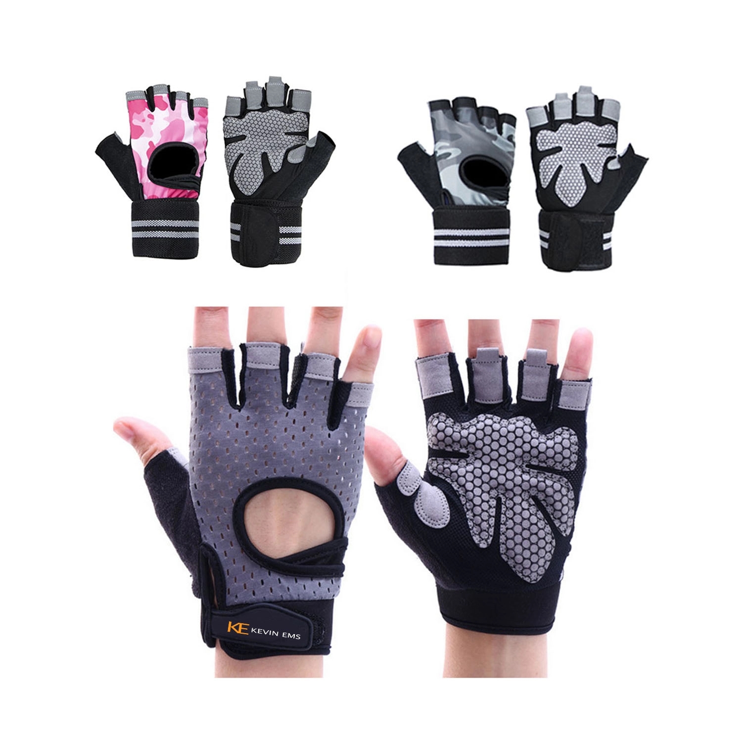 Cycling Half Finger Sports Gloves 1