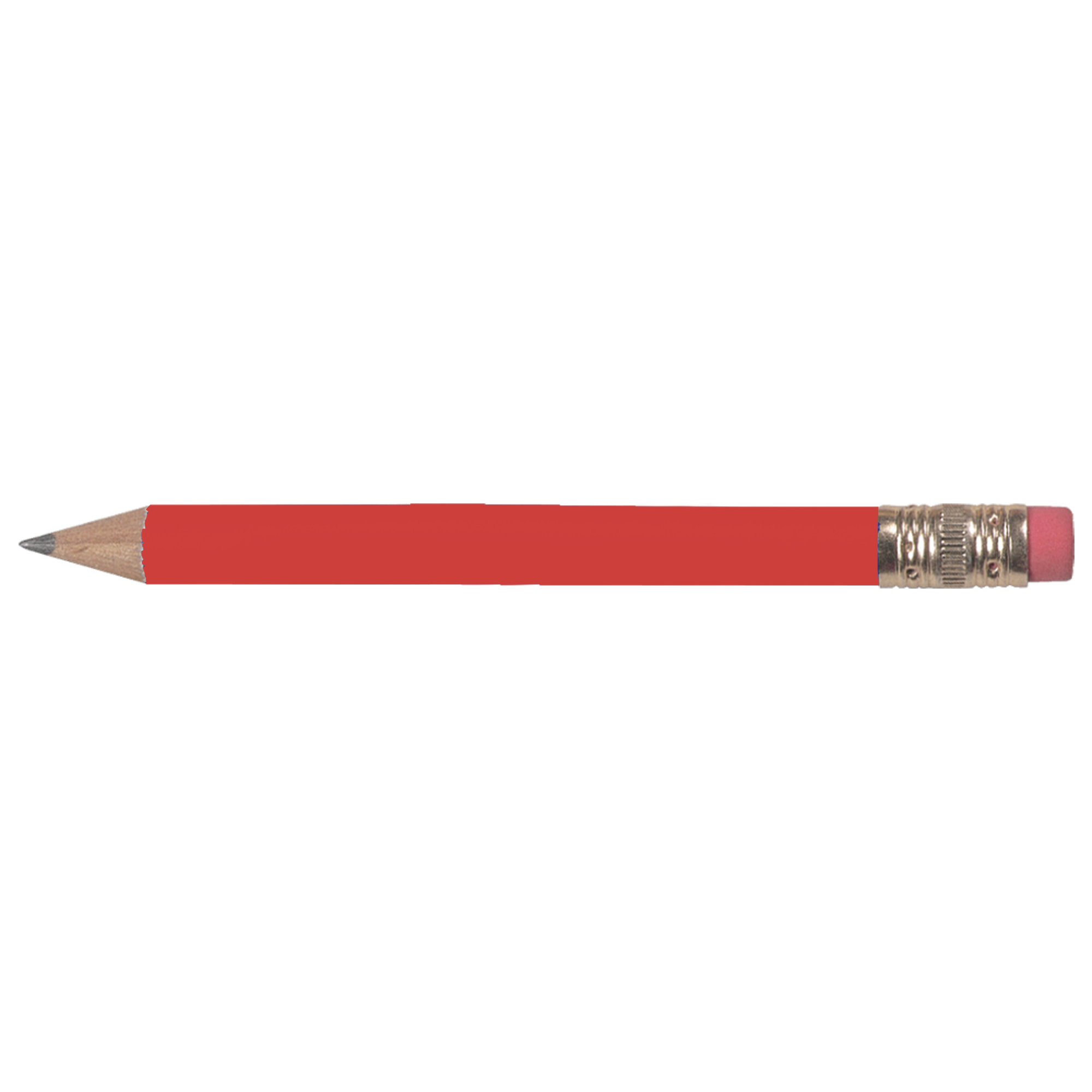 Round Golf Pencil w/Eraser 3