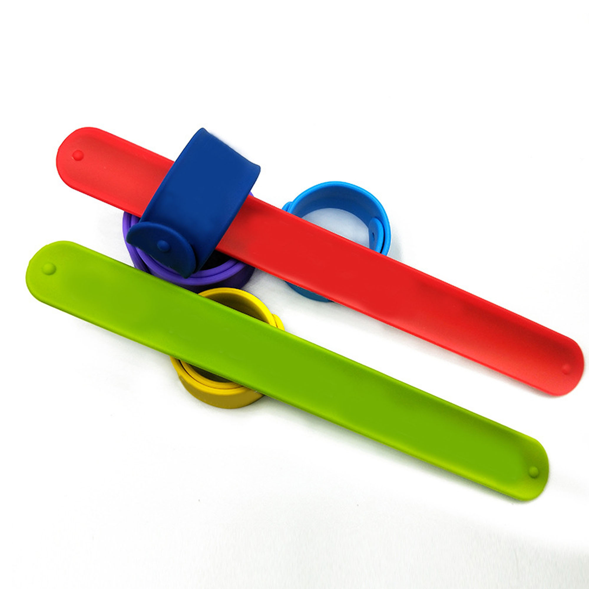 Silicone Rainbow Slap Bracelet 4