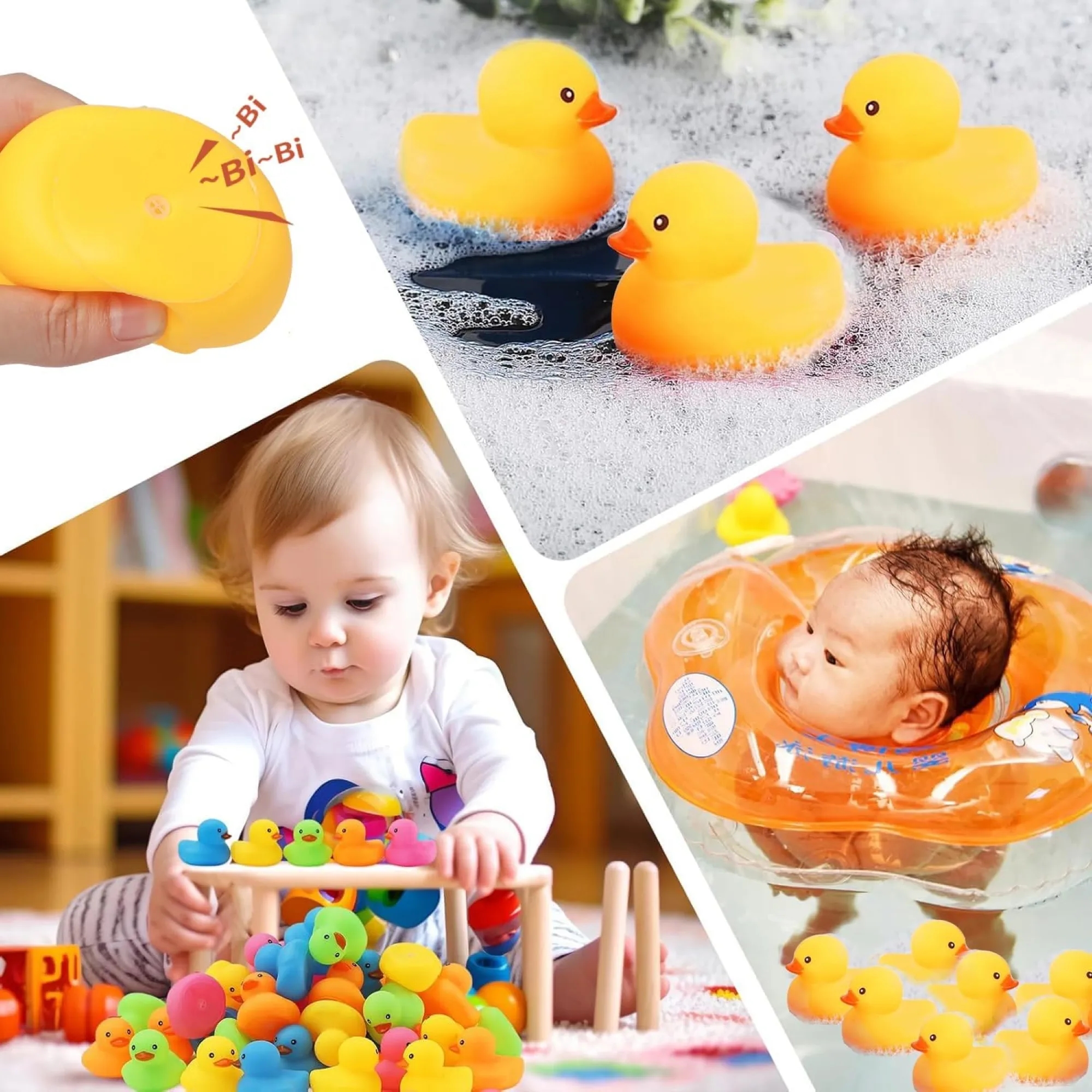 Baby Bath Toy Mini Sound Duck 5