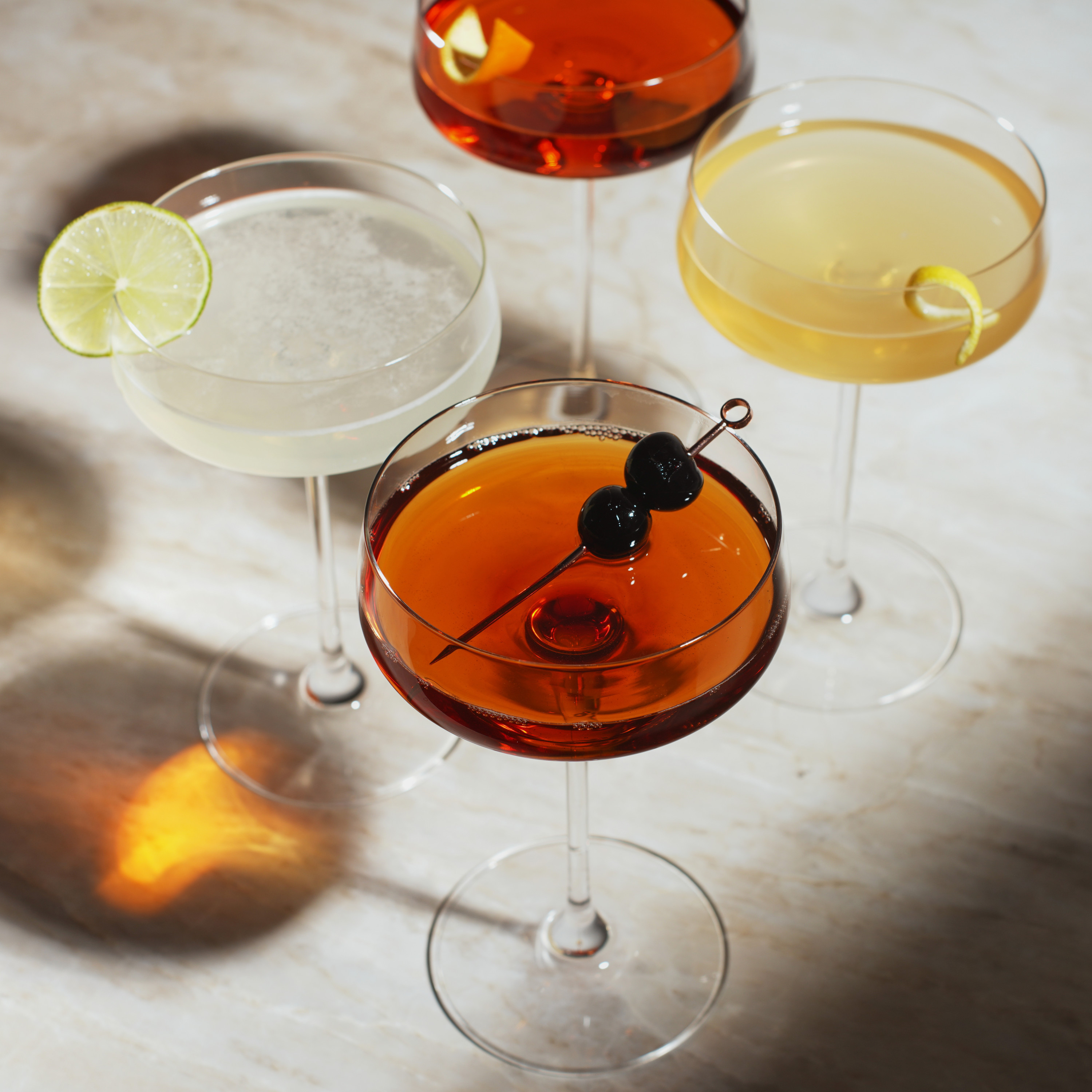 Viski® Reserve Julien Crystal Coupe Glass, set of 4 9